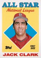 1988 Topps Tiffany #397 Jack Clark Baseball Card