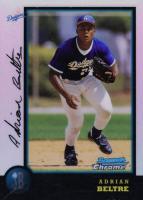 1998 Bowman Chrome #123 Adrian Beltre Refractor Baseball Card