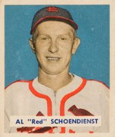 1949 Bowman #111 Red Schoendienst Baseball Card