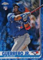2019 Topps Chrome #201 Vladimir Guerrero Jr. Blue Wave Refractor Baseball Card