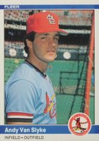 1984 Fleer #339 Andy Van Slyke Baseball Card
