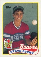 1989 Topps #784 Steve Avery Baseball Card