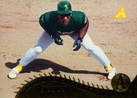 1995 Pinnacle #201 Rickey Henderson Baseball Card