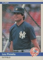 1984 Fleer #136 Lou Piniella Baseball Card