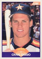 1989 Score #237 Craig Biggio Baseball Card