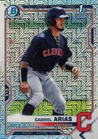 2021 Bowman Mega Box Chrome #BCP89 Gabriel Arias Baseball Card