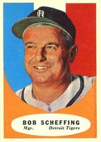 1961 Topps #223 Bob Scheffing Baseball Card