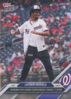 2024 Topps Now #285 Jayden Daniels Blue Baseball Card