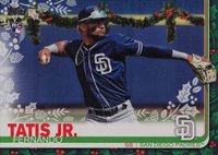 2019 Topps Holiday #126 Fernando Tatis Jr. Garland in Background Baseball Card