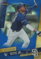 2019 Finest #85 Fernando Tatis Jr. Blue Refractor Baseball Card