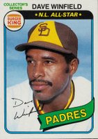 1980 Burger King Pitch, Hit & Run #22 Dave Winfield Baseball Card