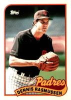 1989 Topps Tiffany #32 Dennis Rasmussen Baseball Card