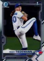 2021 Bowman Draft #BDC89 Ricky Tiedemann Chrome Baseball Card