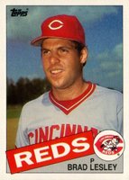 1985 Topps #597 Brad Lesley Baseball Card