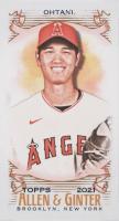 2021 Topps Allen & Ginter #25 Shohei Ohtani Mini-Allen & Ginter Back Baseball Card