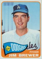 1965 Topps #416 Jim Brewer Baseball Card