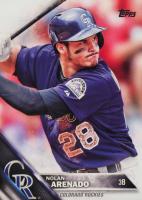 2016 Topps #12 Nolan Arenado Batting Baseball Card