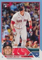 2023 Topps #92 Triston Casas Father's Day Powder Blue Baseball Card