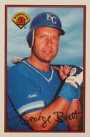 1989 Bowman Tiffany #121 George Brett Baseball Card