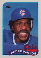 1989 Topps #10 Andre Dawson Baseball Card