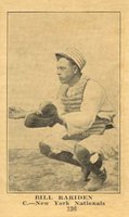 1917 Weil Baking Co. #136 Bill Rariden Baseball Card
