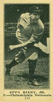 1916 Sporting News & Blank #142 Eppa Rixey Blank Back Baseball Card