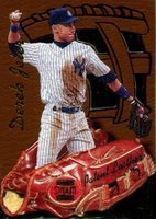 1997 Stadium Club Patent Leather #PL13 Derek Jeter Members Only Baseball Card