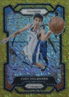 2023 Panini Prizm #115 Chet Holmgren Gold Shimmer Fotl Basketball Card