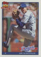 1991 Topps Desert Shield #39 Jim Neidlinger Baseball Card