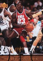 1998 Upper Deck MJx #18 Michael Jordan Gold Basketball Card