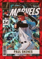 2024 Panini Donruss Diamond Marvels #8 Paul Skenes Red Ice Baseball Card