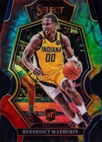 2022 Panini Select #182 Bennedict Mathurin Tie-Dye Die-Cut Basketball Card