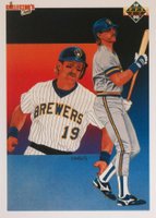 1990 Upper Deck #91 Robin Yount Brewers Checklist Baseball Card