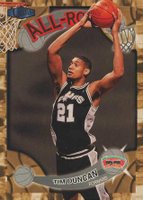 1997 Ultra All-Rookies #1 Tim Duncan Basketball Card