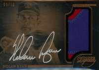 2014 Topps Dynasty Autograph Patch #APNR9 Nolan Ryan Baseball Card