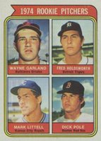 1974 Topps #596 Rookies Pitchers Baseball Card