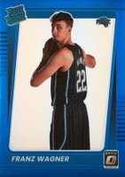 2021 Panini Donruss Optic #185 Franz Wagner Blue Basketball Card