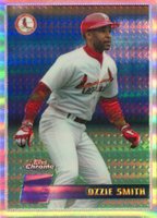 1996 Topps Chrome #120 Ozzie Smith Refractor Baseball Card