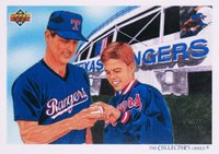 1992 Upper Deck #92 Nolan Ryan Gold Hologram Baseball Card