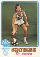 1973 Topps #188 Neil Johnson Basketball Card