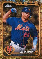 2024 Topps Gilded Collection #20 Pete Alonso Gold Mini Diamond Baseball Card