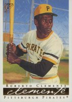 2003 Topps Gallery HOF #12 Roberto Clemente White Uniform Baseball Card