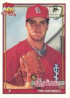 1991 Topps Desert Shield #769 Tim Sherrill Baseball Card