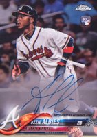 2018 Topps Chrome Rookie Autograph #RA-OA Ozzie Albies Baseball Card