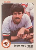 1983 Fleer #66 Scott McGregor Baseball Card