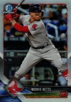 2018 Bowman Chrome #7 Mookie Betts Refractor Baseball Card