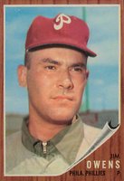 1962 Topps #212 Jim Owens Baseball Card
