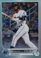 2022 Topps #22 Bryan de La Cruz Rainbow Foil Baseball Card