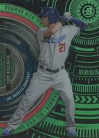 2017 Bowman High Tek #CB Cody Bellinger Green Rainbow Baseball Card