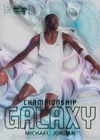 2021 Skybox Metal Universe Champions Championship Galaxy #CG1 Michael Jordan Basketball Card